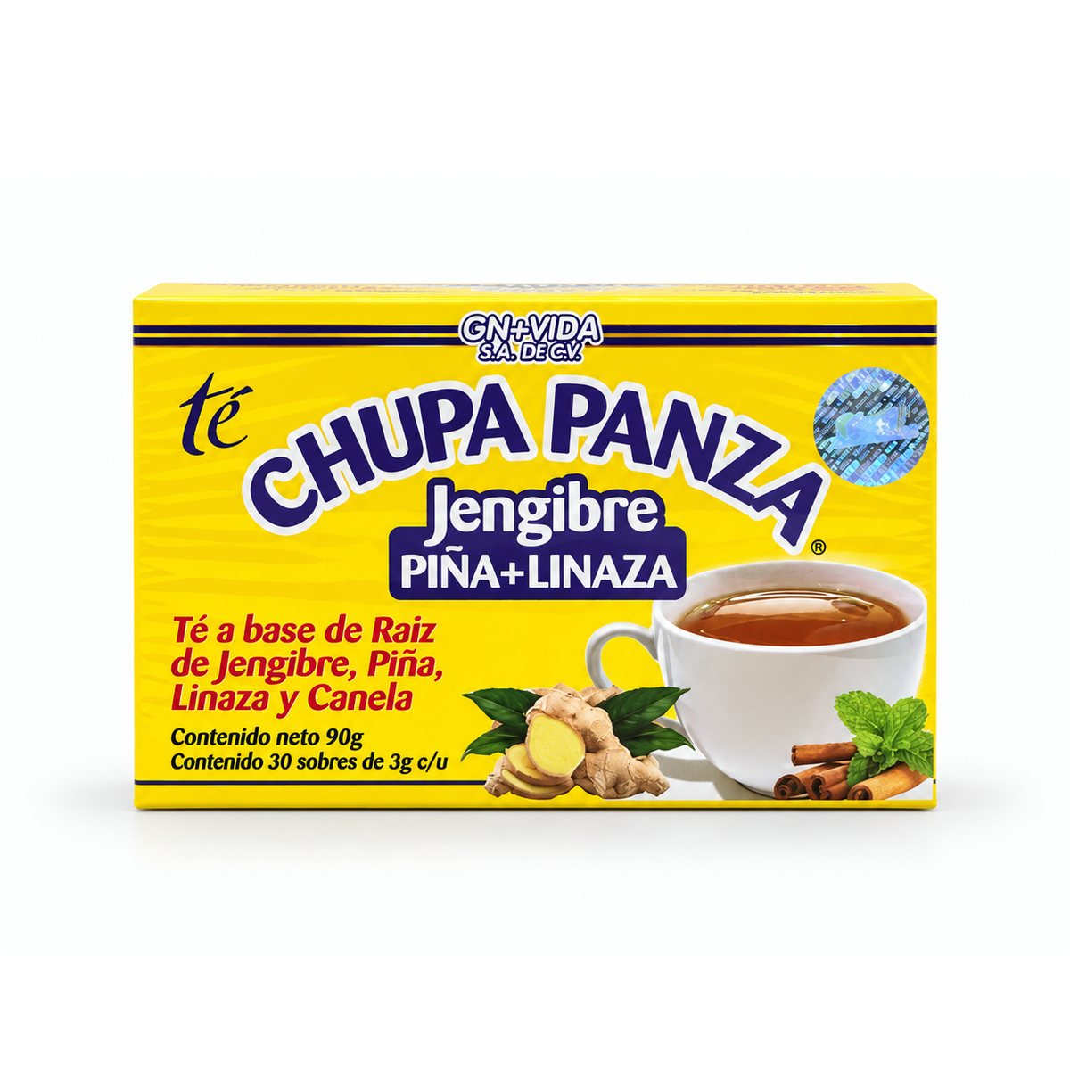 Chupa Panza Tea with Ginger, Pineapple & Flaxseed
