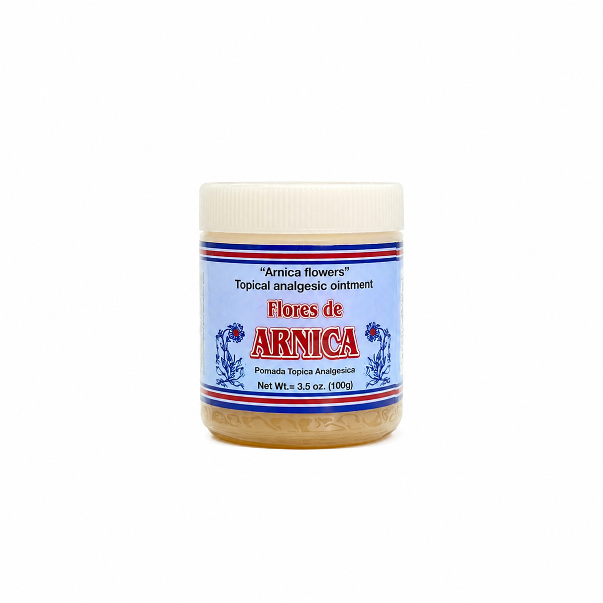 Flores de Arnica topical ointment front view